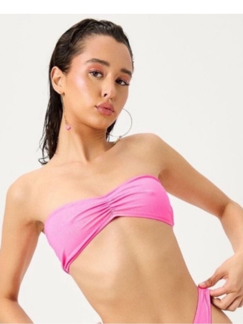 Frankies Bikinis Jeanette Strapless
Glitter Bikini